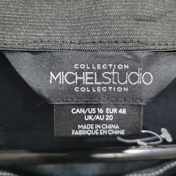 Michael Studio size 16 faux leather studded pant - Picture 4 of 7